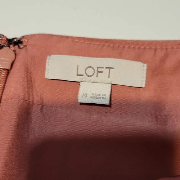 LOFT Gorgeous Faux Suede Skirt Size 14 ❤️ - Picture 4 of 6